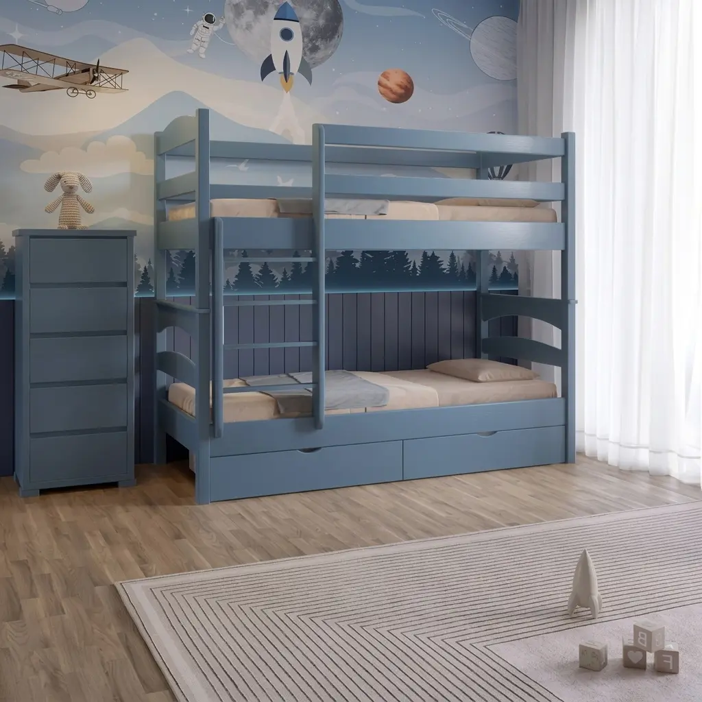 Двухъярусная кровать Mebigrand Cicago Mini 90x200 - 2