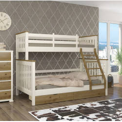 Двухъярусная кровать Mebigrand Scandinavia 90/140x200