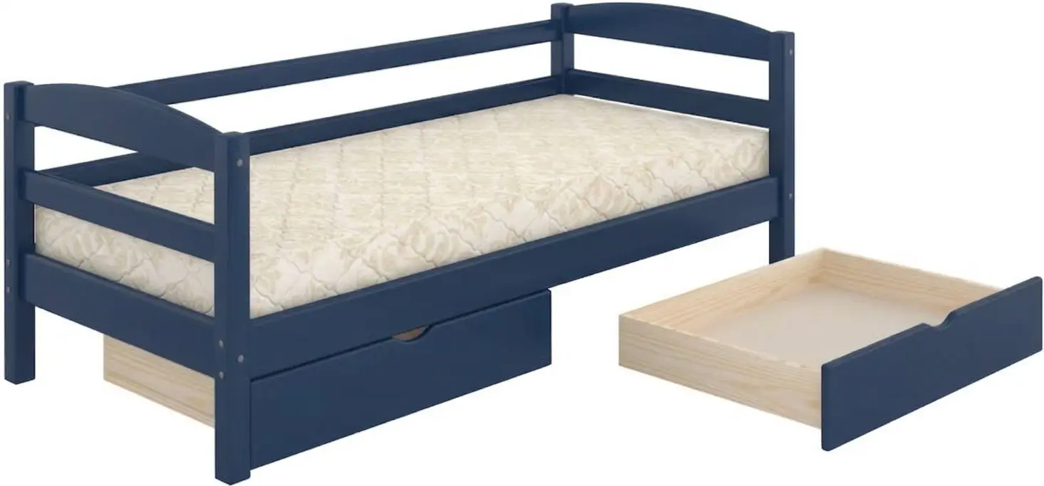 Кровать Mebigrand Chicago Little 2 90x200 (Blue) - 2
