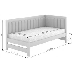 Pat Mebigrand Liza 120x200 М3/Alaska 01 (Beige/White) Thumb
