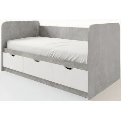 Pat МЛ-Мебель Yunior 1 80х160cm (Atelier Light/White) Thumb