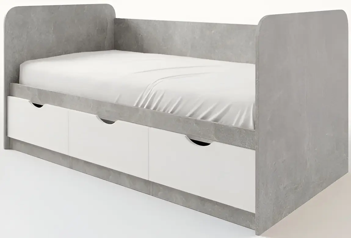 Pat МЛ-Мебель Yunior 1 80х160cm (Atelier Light/White)