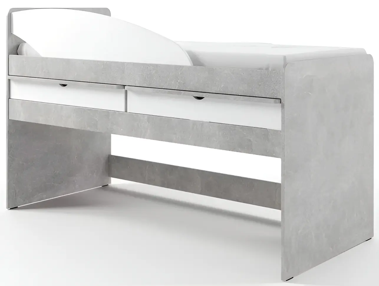 Pat МЛ-Мебель Yunior 10 80х190cm (Atelier Light/White) - 2