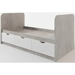 Pat МЛ-Мебель Yunior 2 90х200cm (Atelier Light/White) Thumb