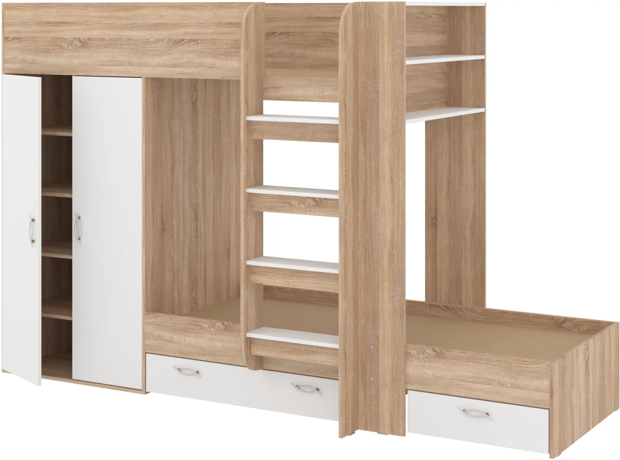 Pat suprapus Пехотин Nemo (Sonoma Oak/White)