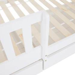 Двухъярусная кровать Tempo Kondela Venita Typ 2 (White) Thumb