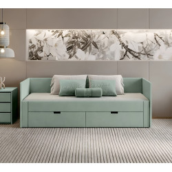 Pat extensibil Tempo Kondela Antony 90/180x200 (Green)