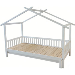 Pat extensibil Tempo Kondela Kesio 90/180x200 (White) Thumb