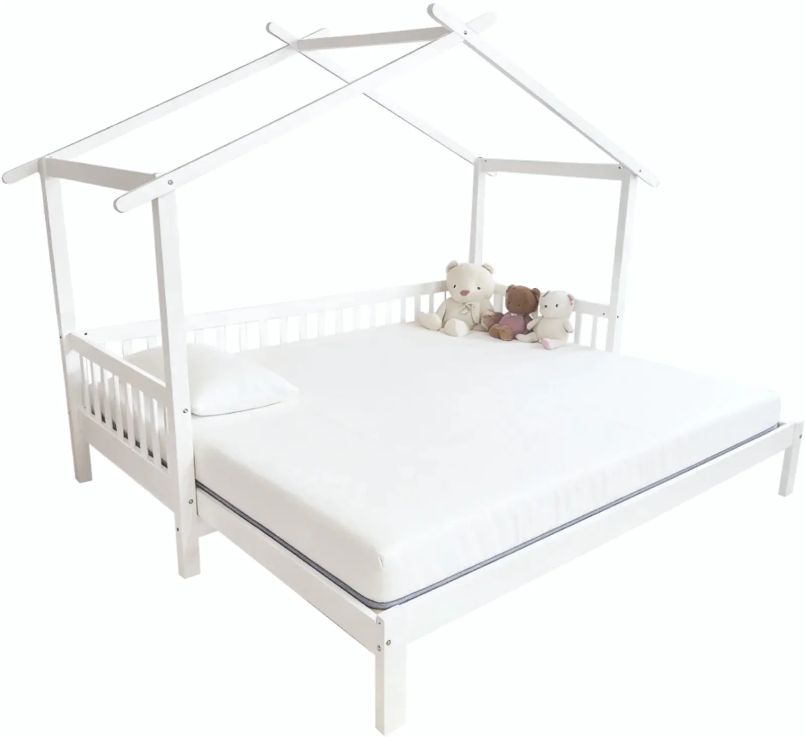 Pat extensibil Tempo Kondela Kesio 90/180x200 (White) - 5