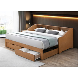 Кровать раздвижная Tempo Kondela Moneta 90/180x200 (Oak) Thumb