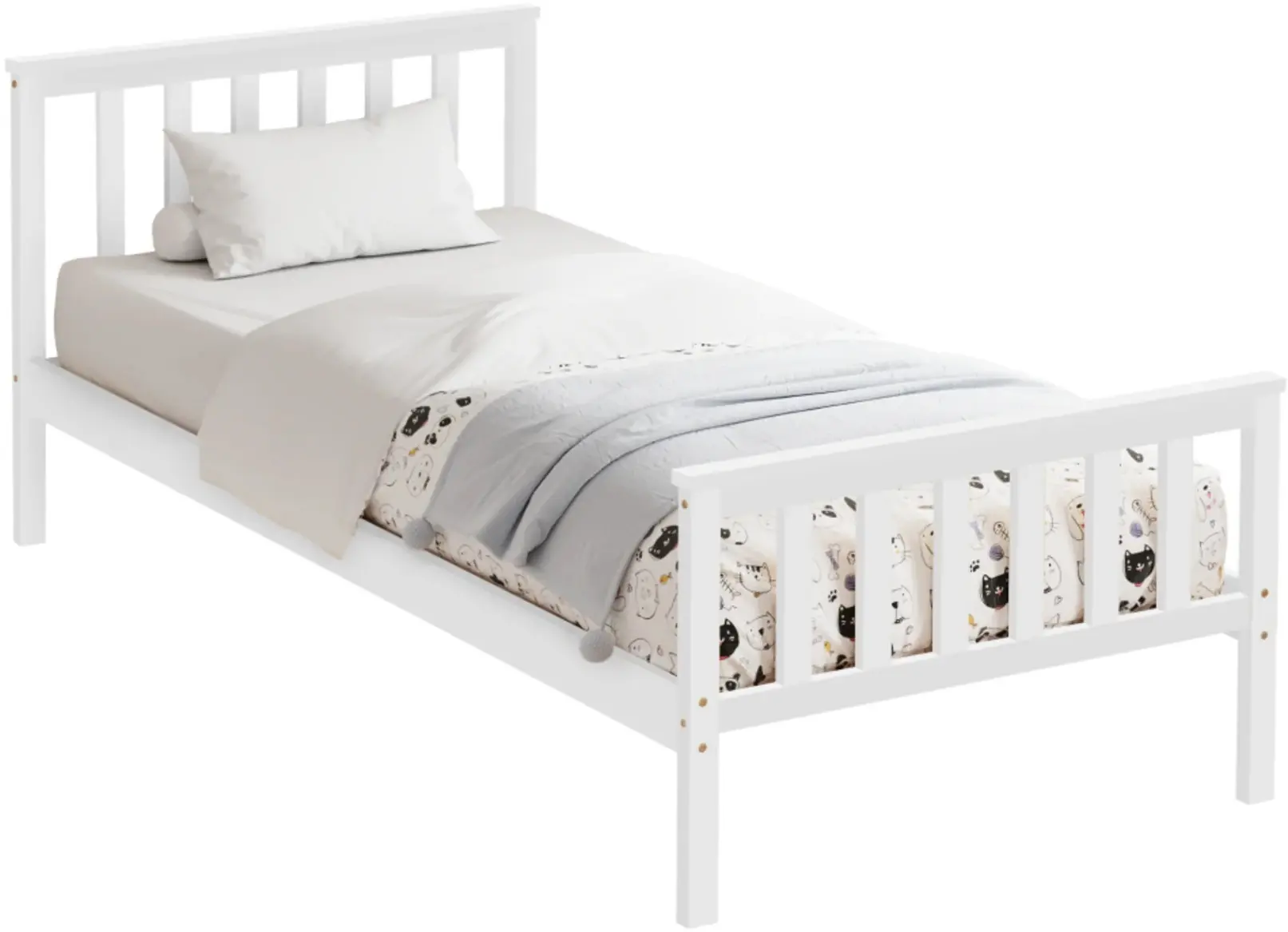 Pat Tempo Kondela Anatra 90x200 (White) - 2