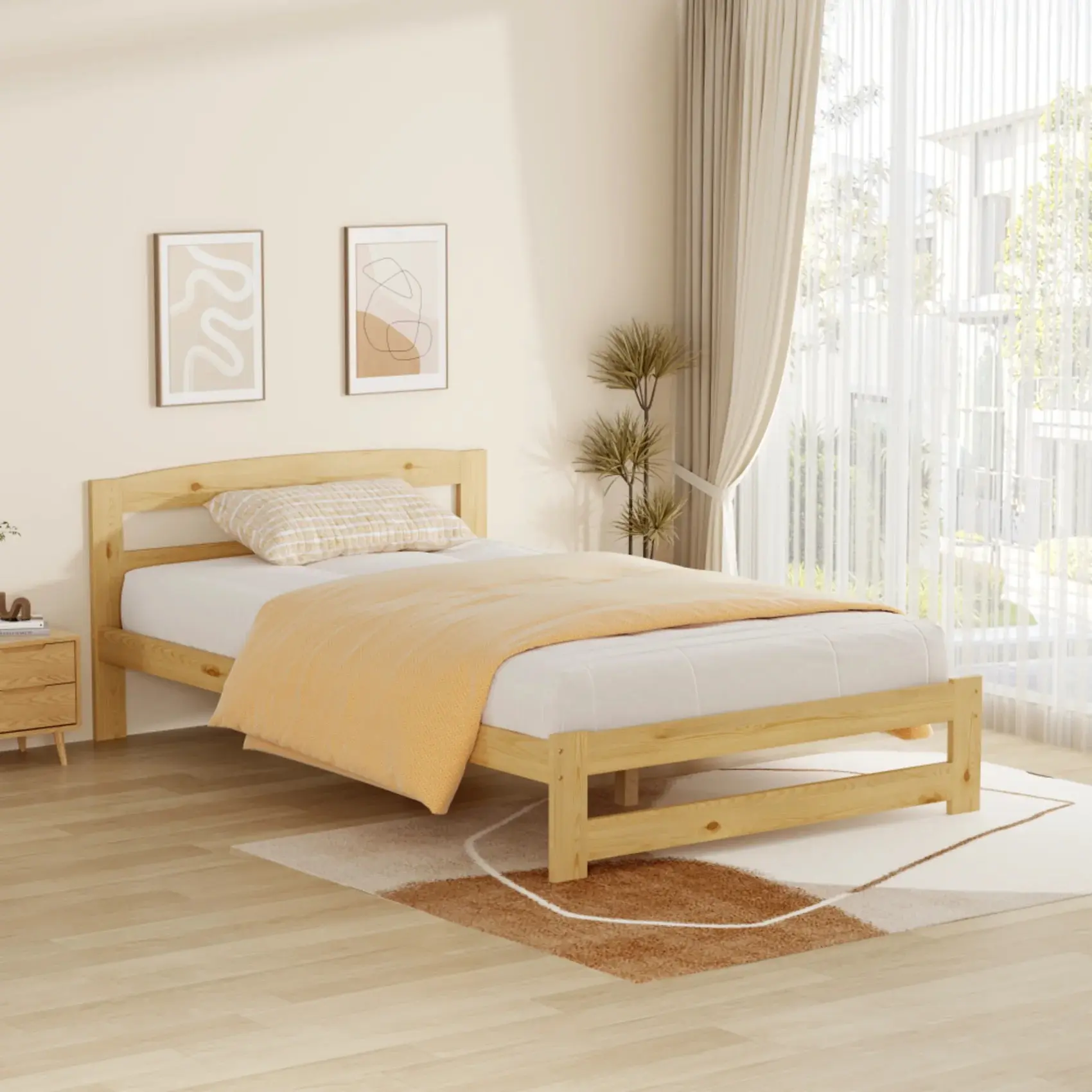 Кровать Tempo Kondela Azra 120x200 (Natural) - 5