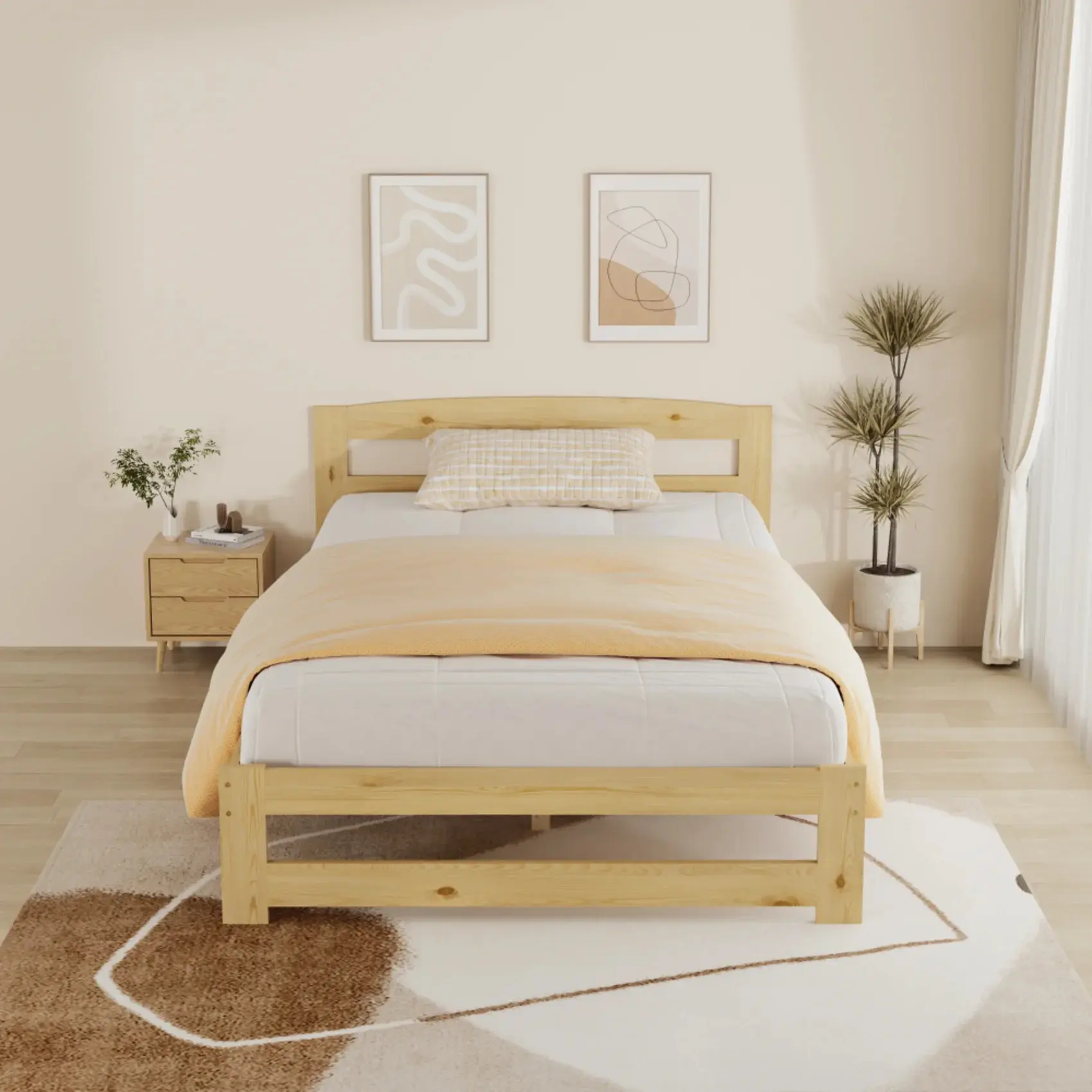 Кровать Tempo Kondela Azra 120x200 (Natural) - 6