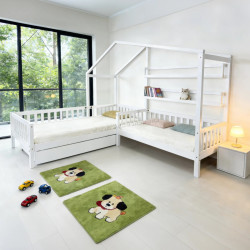 Кровать Tempo Kondela Enola 90x200+70x140 (White)