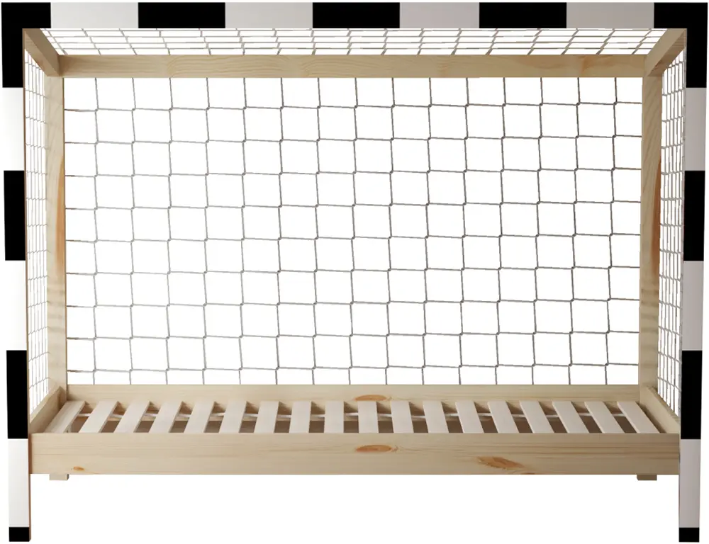 Pat Tempo Kondela Futal 90x200 (Natural/White/Black)