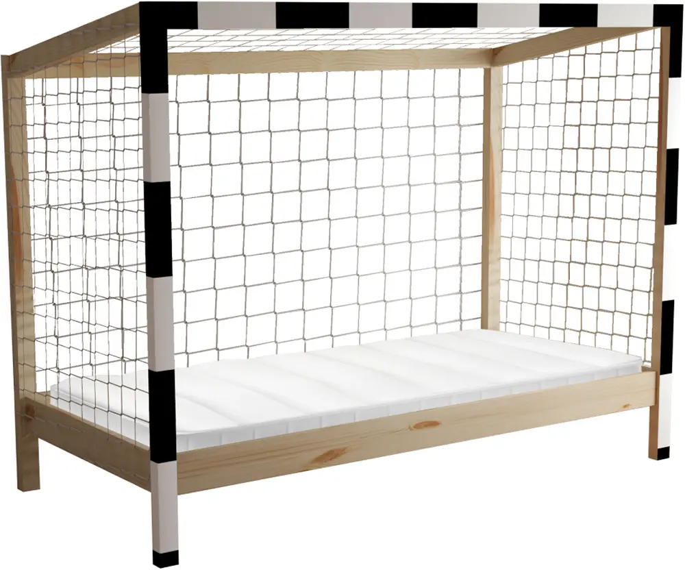Pat Tempo Kondela Futal 90x200 (Natural/White/Black)
