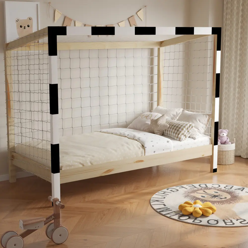 Pat Tempo Kondela Futal 90x200 (Natural/White/Black)