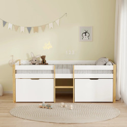 Pat Tempo Kondela Juna 90x200 (Oak/White) Thumb