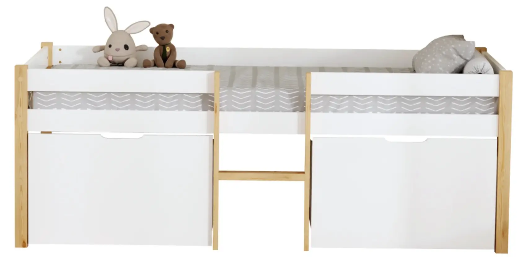 Pat Tempo Kondela Juna 90x200 (Oak/White) - 4
