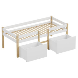 Pat Tempo Kondela Juna 90x200 (Oak/White) Thumb