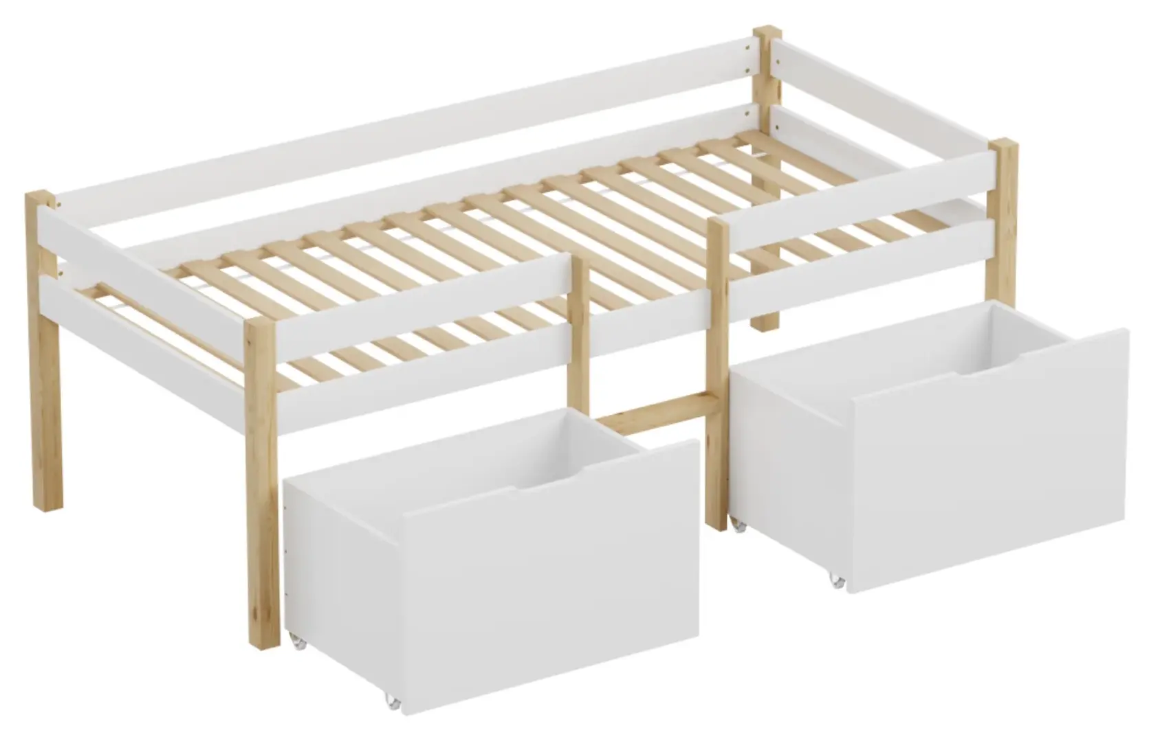 Pat Tempo Kondela Juna 90x200 (Oak/White) - 6