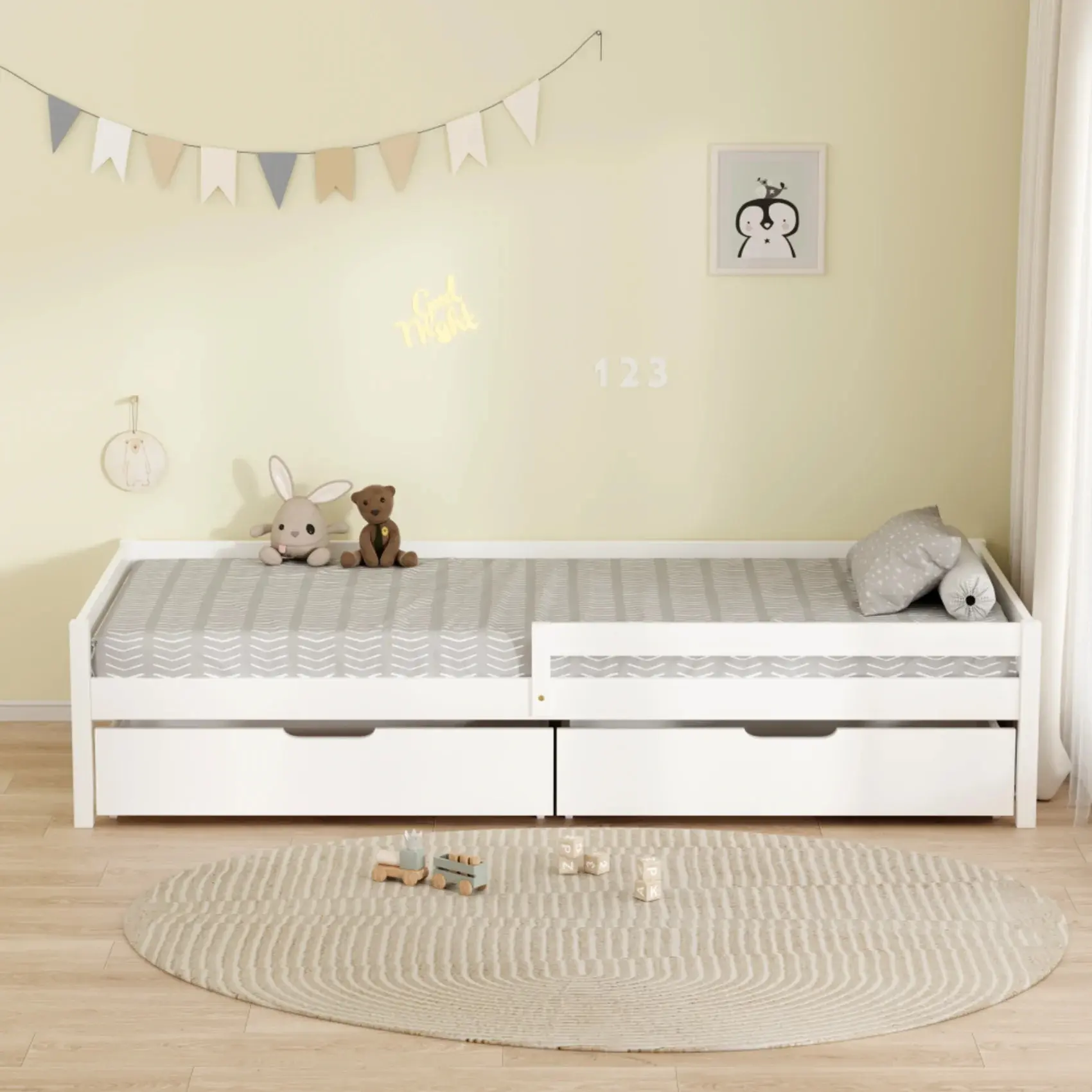 Pat Tempo Kondela Mix New 90x200 (White) - 8