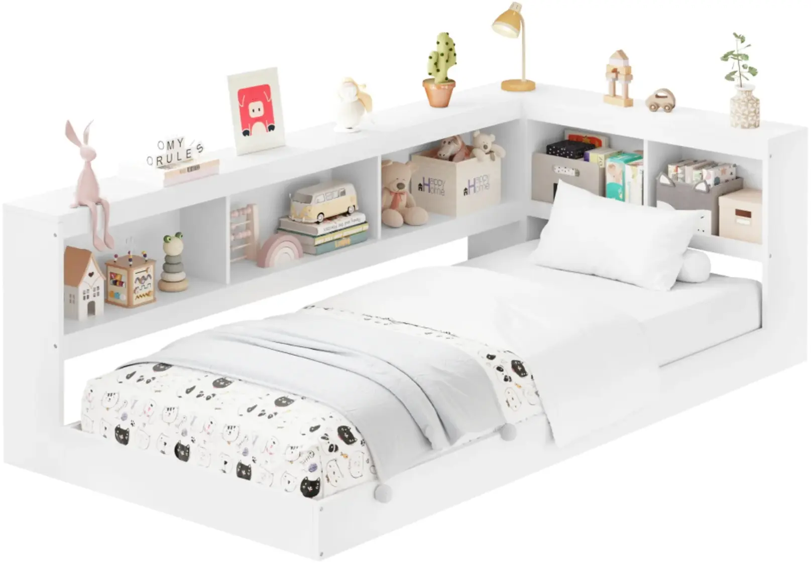 Pat Tempo Kondela Tosia 90x200 (White) - 2