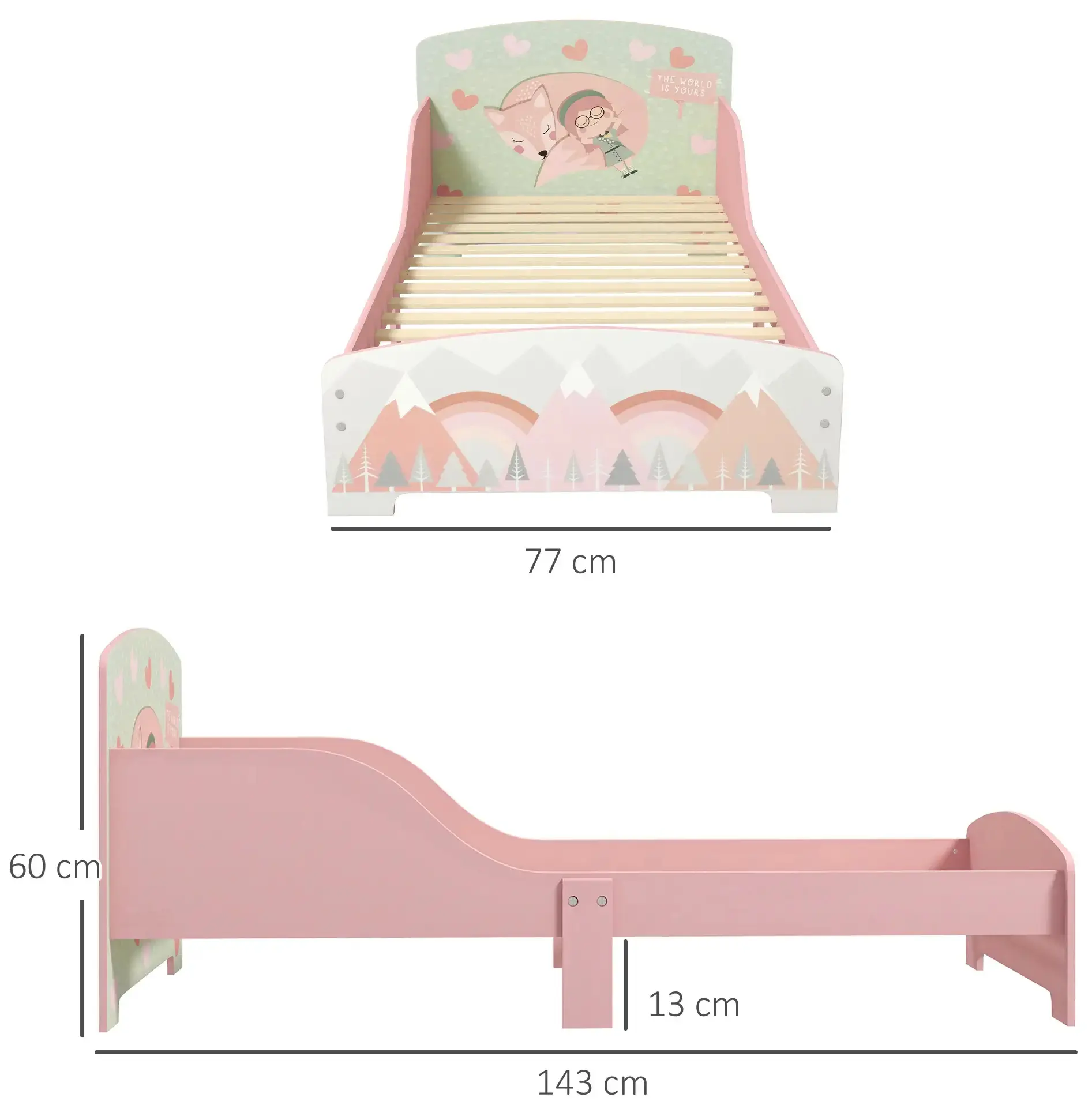 Детская кровать Zonekiz 313-008V00PK (Pink) - 3