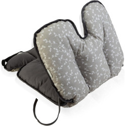 Матрас для коляски BabyJem ART 507 (Gray Flower) Thumb