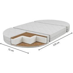 Saltea pentru copii Children's Dream Transformer Lux 71x120 (10cm) Thumb