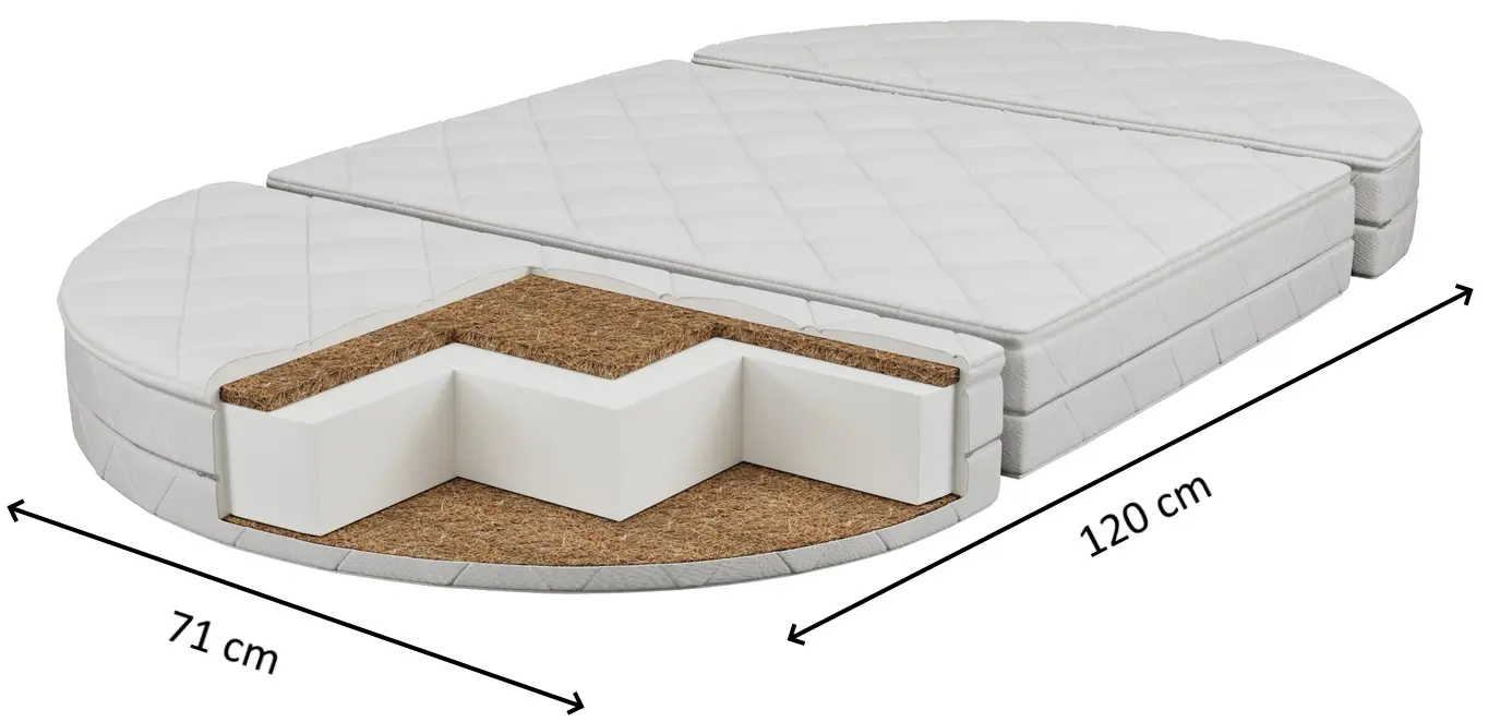 Saltea pentru copii Children's Dream Transformer Lux 71x120 (10cm)