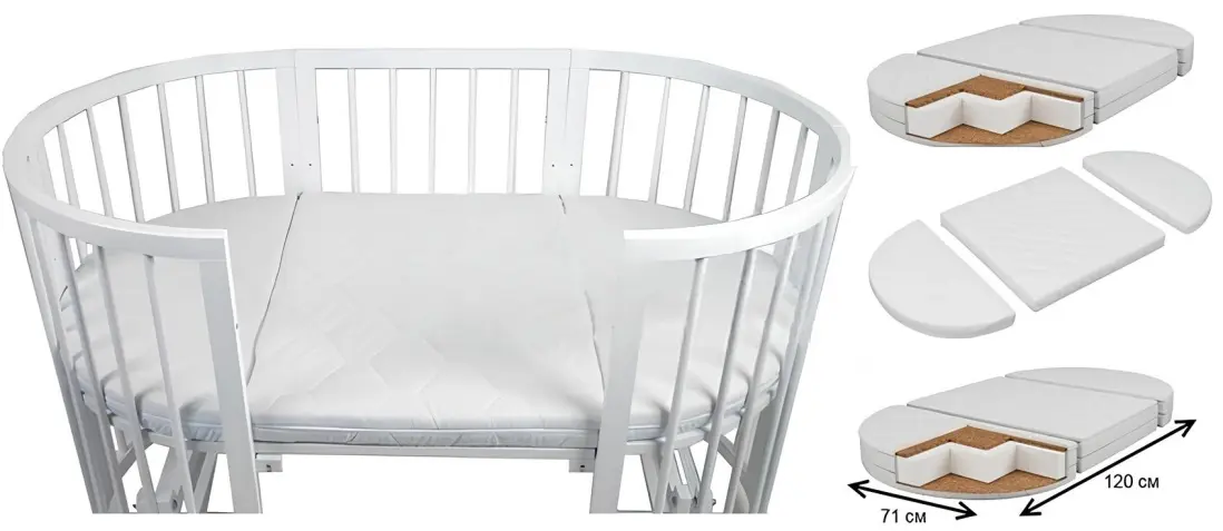 Saltea pentru copii Children's Dream Transformer Lux 71x120 (10cm)