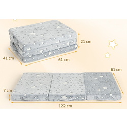 Матрас складной Costway HU10721HS (Grey) Thumb