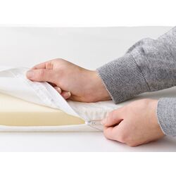 Saltea pentru copii Ikea Alskvard 40x73x3.5 (Alb) Thumb