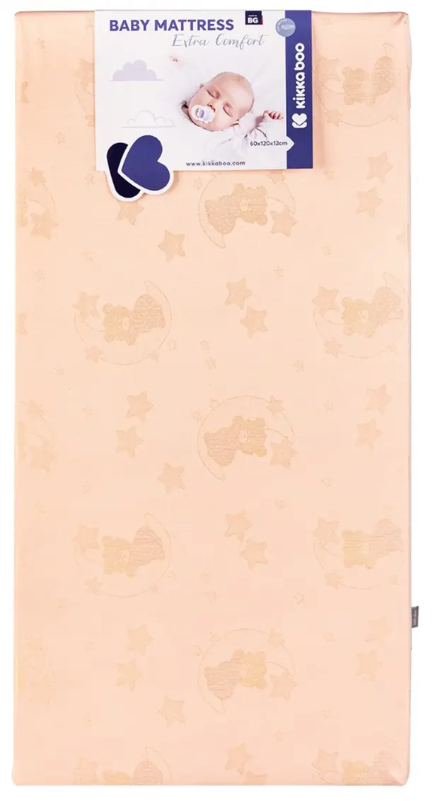 Saltea pentru copii Kikka Boo Extra Comfort Bear Pink 120x60 (8cm) - 2