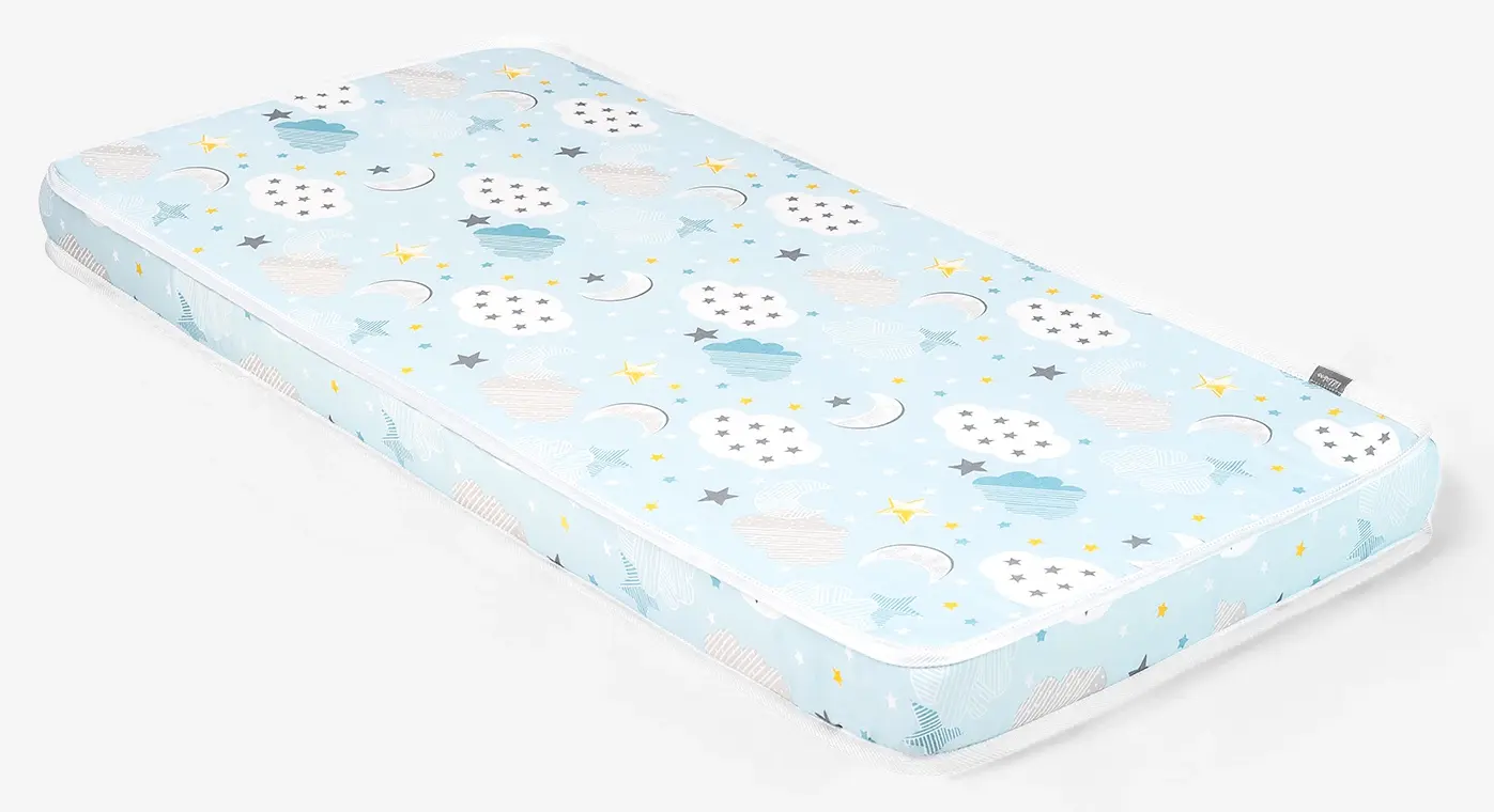 Saltea pentru copii Kikka Boo Fantasia Clouds Blue 120x60 (9cm)