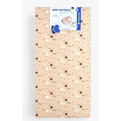 Saltea pentru copii Kikka Boo Fantasia Plus Stars Beige 120x60 (8cm) Thumb