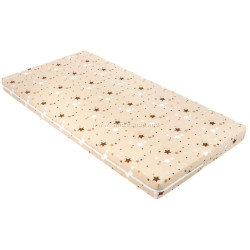 Saltea pentru copii Kikka Boo Fantasia Plus Stars Beige 120x60 (8cm)