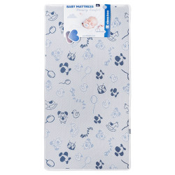 Saltea pentru copii Kikka Boo Memory Comfort Horses Blue 120x60 (12cm) Thumb