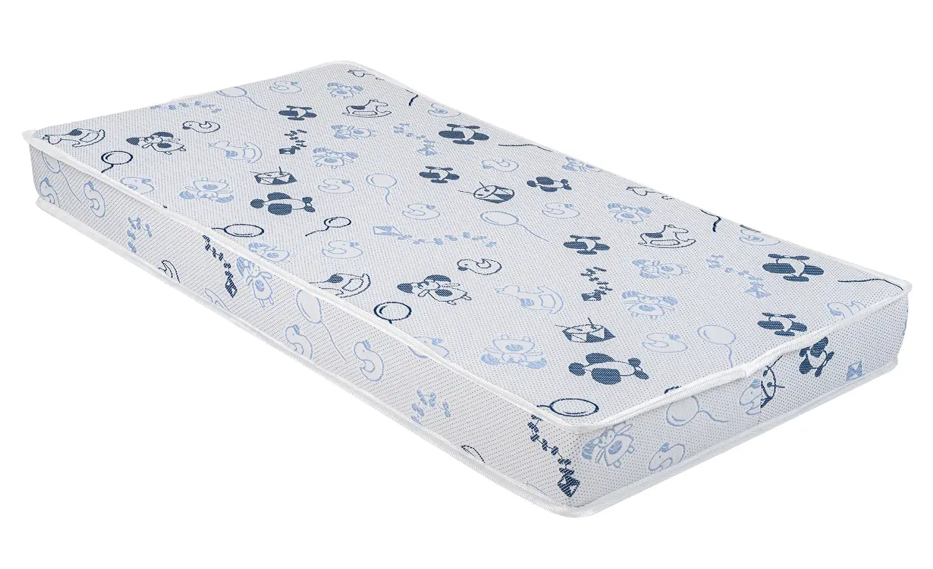 Saltea pentru copii Kikka Boo Memory Comfort Horses Blue 120x60 (12cm)