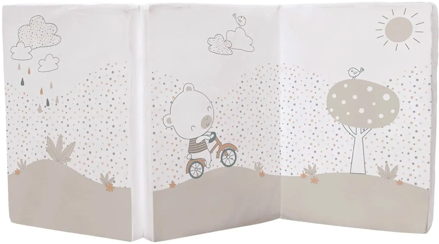 Детский складной матрас Kikka Boo My Teddy 120x60 (5cm)