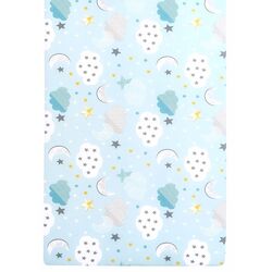 Saltea pentru copii Kikka Boo Fantasia Plus Clouds Blue 60x120 (6 cm) Thumb