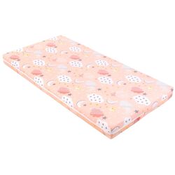 Saltea pentru copii Kikka Boo Fantasia Plus Clouds Peach 60x120 (6 cm)