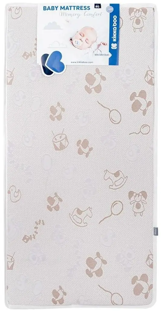 Матрас детский Kikka Boo Memory Comfor Horses Pink 60x120 (12 см) - 2