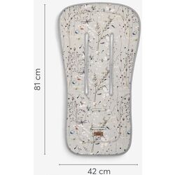 Матрас для коляски Kikka Boo Dreamy Fields (Grey) Thumb