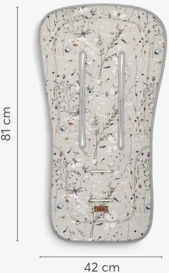 Матрас для коляски Kikka Boo Dreamy Fields (Grey) - 3