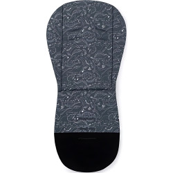 Saltea pentru carucior Petite&Mars Foamy Anthracite Dino (Grey)