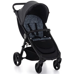 Saltea pentru carucior Petite&Mars Foamy Anthracite Dino (Grey) Thumb