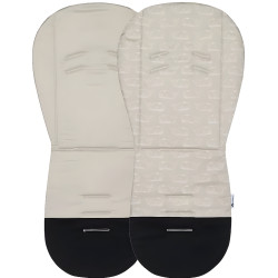 Saltea pentru carucior Petite&Mars Foamy Beige Whale (Beige) Thumb