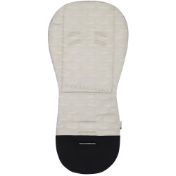 Saltea pentru carucior Petite&Mars Foamy Beige Whale (Beige)